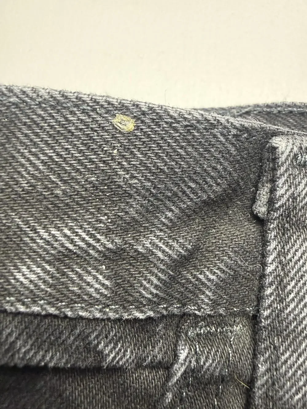 Rustler Jeans Mens 36x30 Gray Charcoal Denim Relaxed Straight Distressed 87619CB